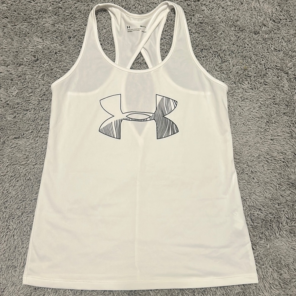 White Under Armour Tank Top, Size Women’s Small